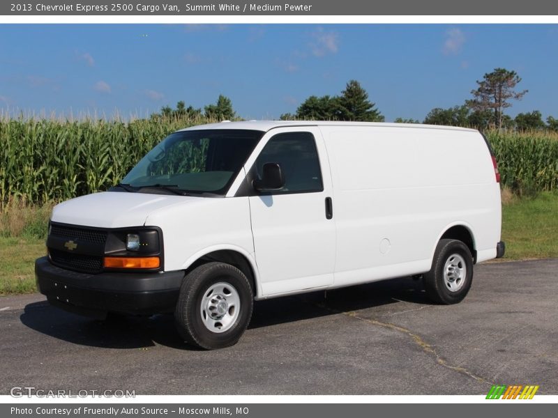 Summit White / Medium Pewter 2013 Chevrolet Express 2500 Cargo Van