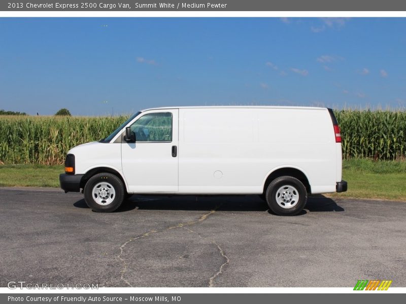 Summit White / Medium Pewter 2013 Chevrolet Express 2500 Cargo Van