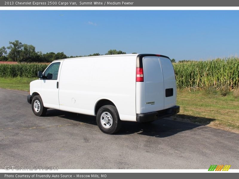 Summit White / Medium Pewter 2013 Chevrolet Express 2500 Cargo Van