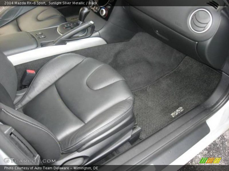 Sunlight Silver Metallic / Black 2004 Mazda RX-8 Sport