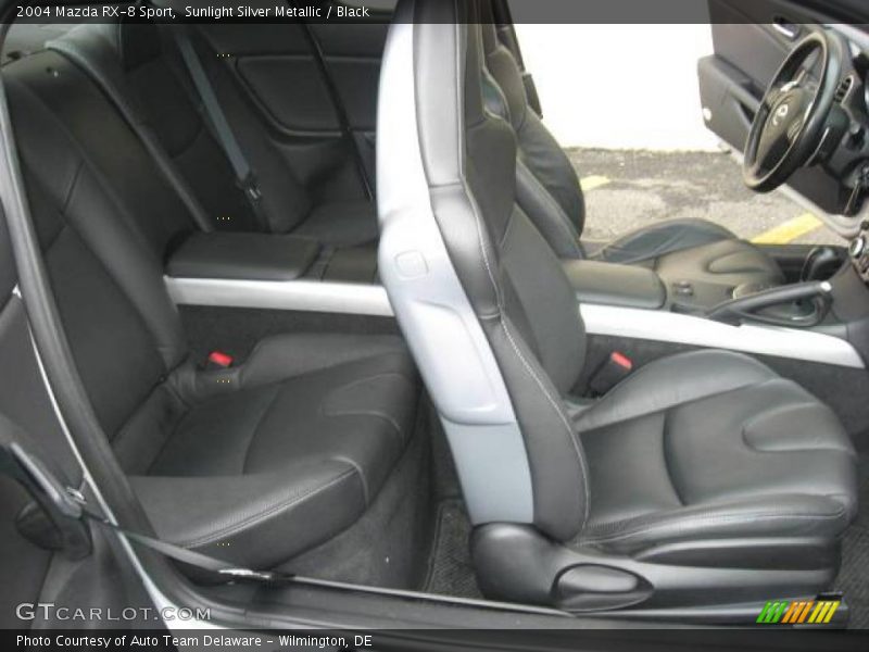 Sunlight Silver Metallic / Black 2004 Mazda RX-8 Sport