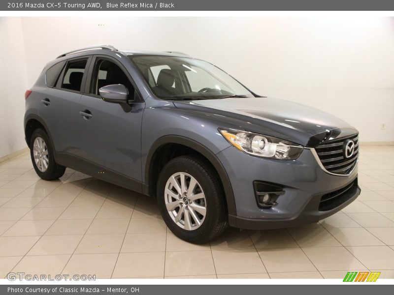 Blue Reflex Mica / Black 2016 Mazda CX-5 Touring AWD