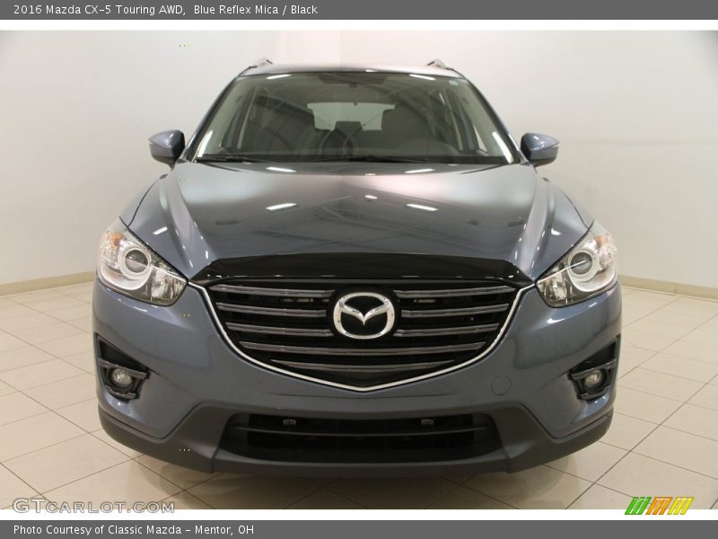 Blue Reflex Mica / Black 2016 Mazda CX-5 Touring AWD