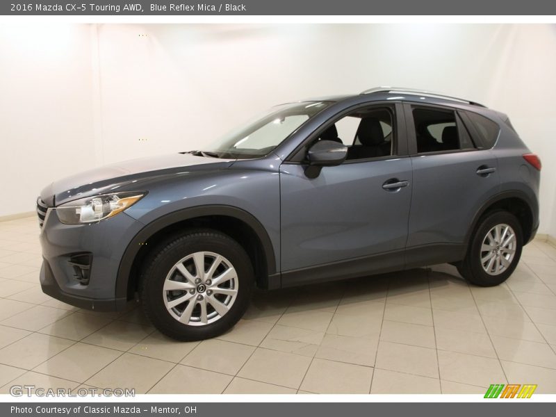 Blue Reflex Mica / Black 2016 Mazda CX-5 Touring AWD