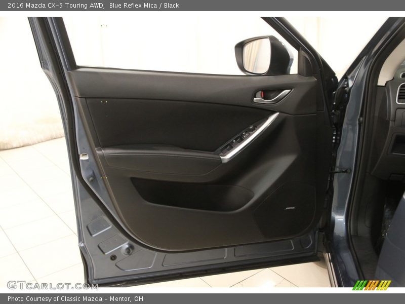 Blue Reflex Mica / Black 2016 Mazda CX-5 Touring AWD