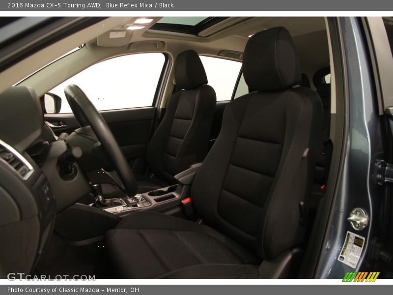 Blue Reflex Mica / Black 2016 Mazda CX-5 Touring AWD