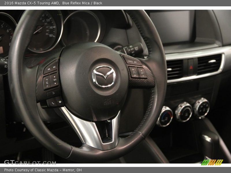 Blue Reflex Mica / Black 2016 Mazda CX-5 Touring AWD