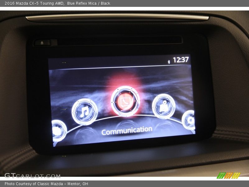 Blue Reflex Mica / Black 2016 Mazda CX-5 Touring AWD