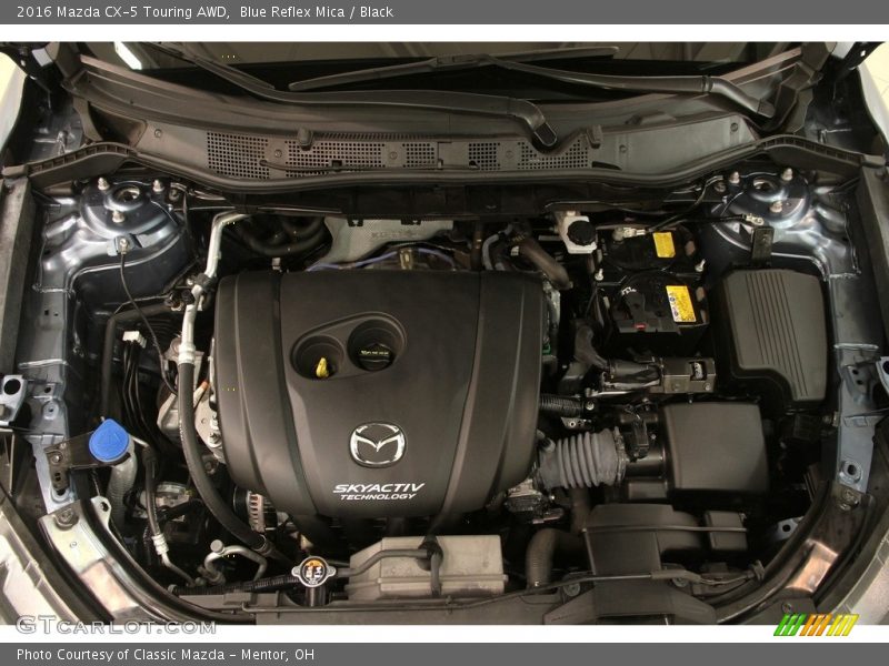 Blue Reflex Mica / Black 2016 Mazda CX-5 Touring AWD