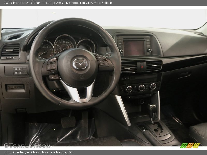 Metropolitan Gray Mica / Black 2013 Mazda CX-5 Grand Touring AWD