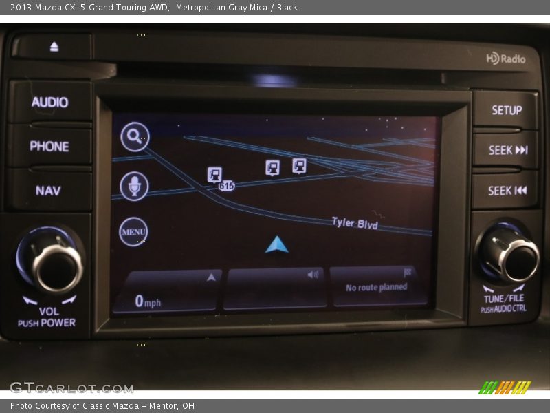 Metropolitan Gray Mica / Black 2013 Mazda CX-5 Grand Touring AWD