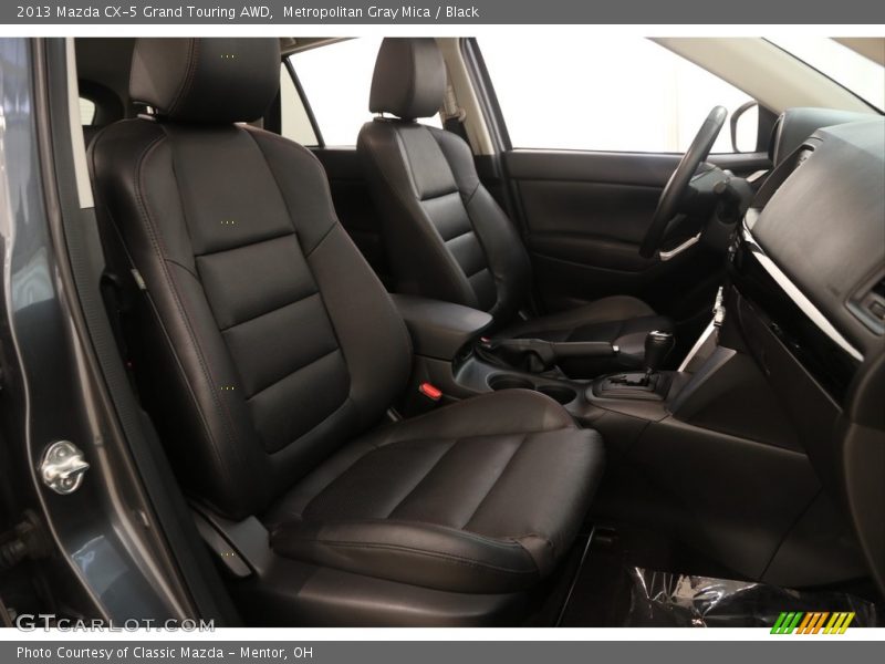 Metropolitan Gray Mica / Black 2013 Mazda CX-5 Grand Touring AWD