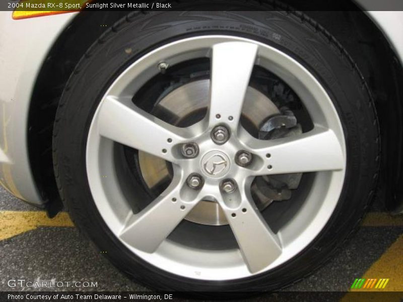 Sunlight Silver Metallic / Black 2004 Mazda RX-8 Sport