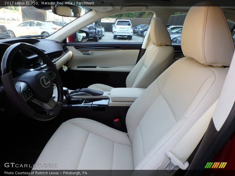 Matador Red Mica / Parchment 2017 Lexus ES 350
