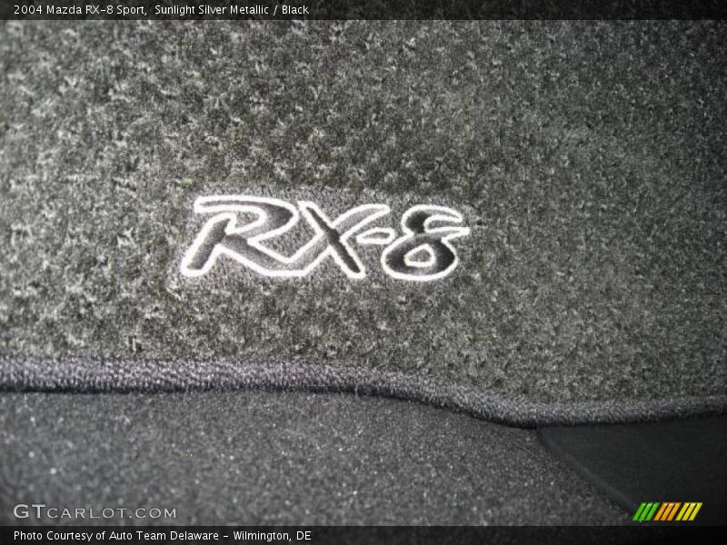 Sunlight Silver Metallic / Black 2004 Mazda RX-8 Sport