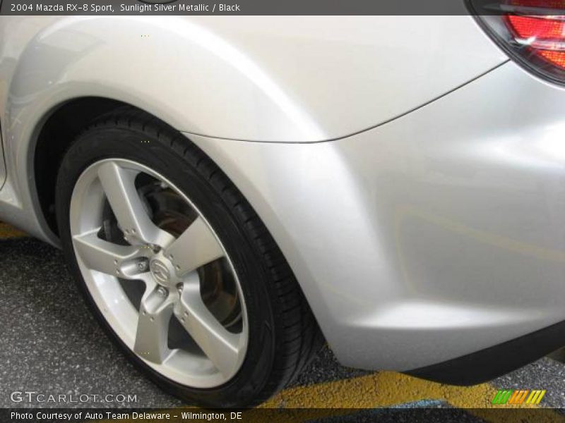 Sunlight Silver Metallic / Black 2004 Mazda RX-8 Sport