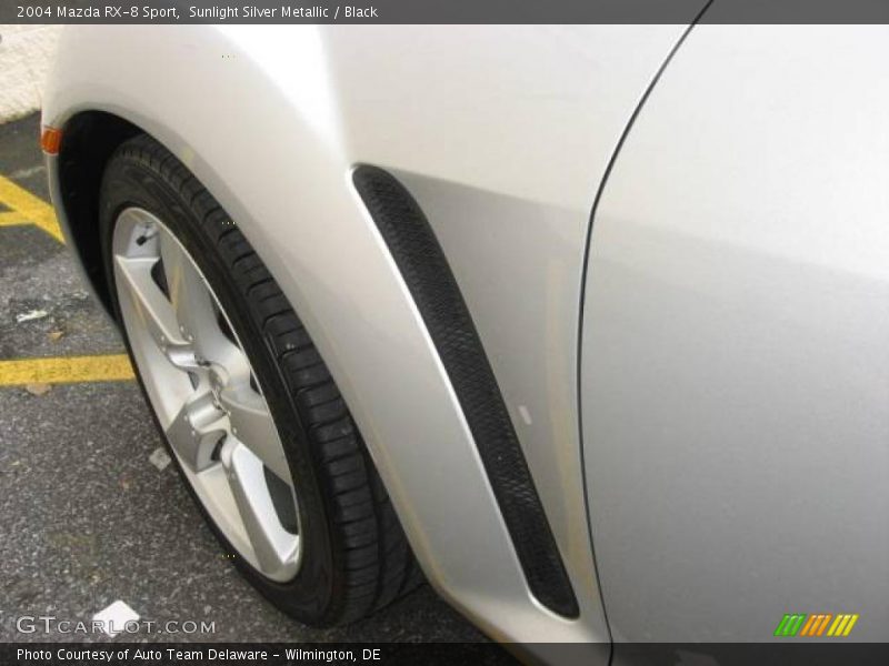 Sunlight Silver Metallic / Black 2004 Mazda RX-8 Sport