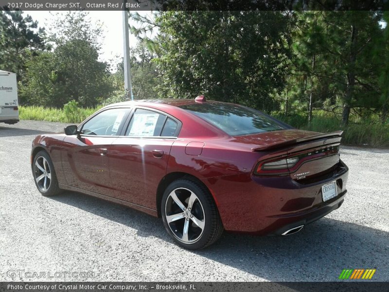 Octane Red / Black 2017 Dodge Charger SXT