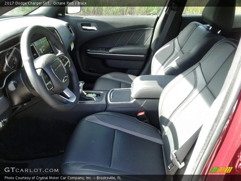 Octane Red / Black 2017 Dodge Charger SXT