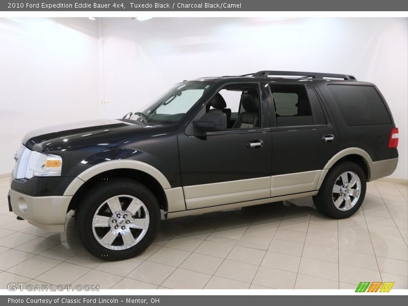 Tuxedo Black / Charcoal Black/Camel 2010 Ford Expedition Eddie Bauer 4x4