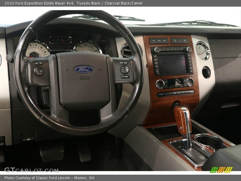 Tuxedo Black / Charcoal Black/Camel 2010 Ford Expedition Eddie Bauer 4x4
