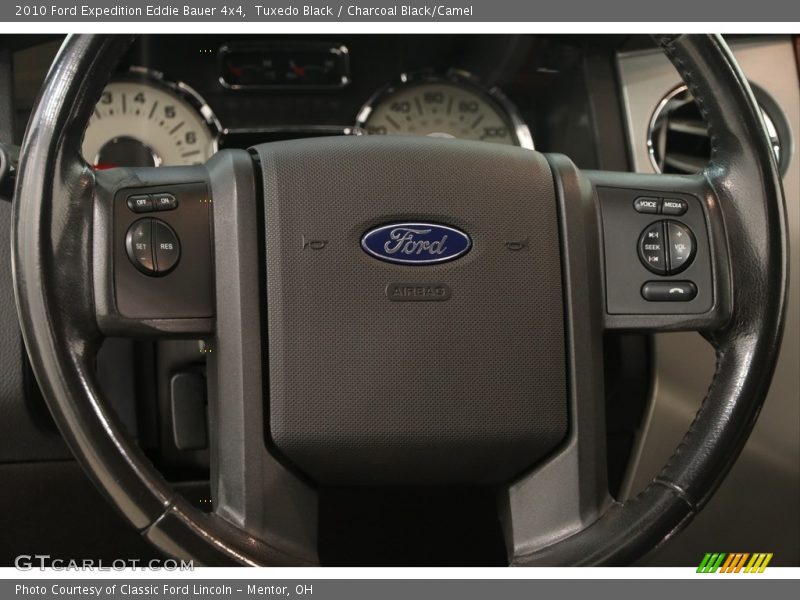 Tuxedo Black / Charcoal Black/Camel 2010 Ford Expedition Eddie Bauer 4x4