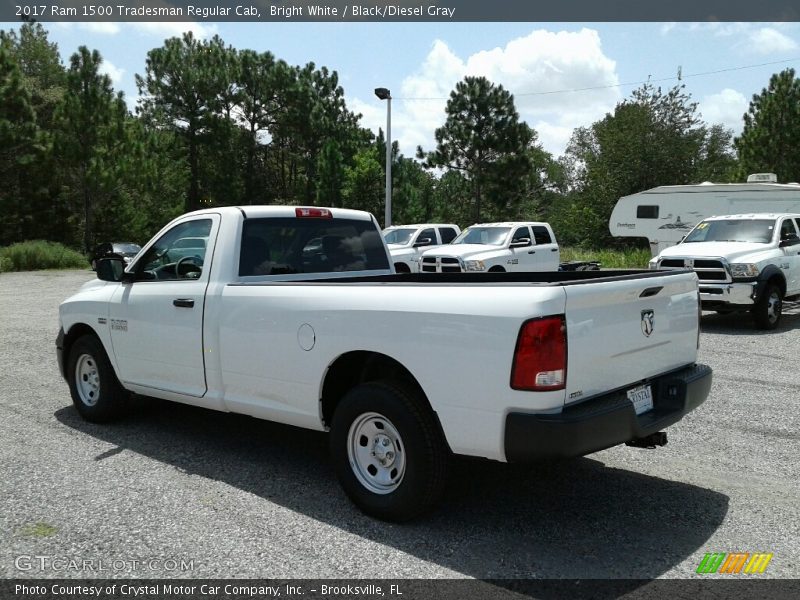 Bright White / Black/Diesel Gray 2017 Ram 1500 Tradesman Regular Cab