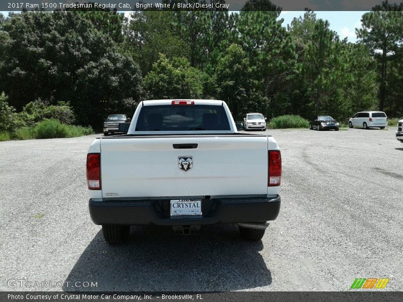 Bright White / Black/Diesel Gray 2017 Ram 1500 Tradesman Regular Cab