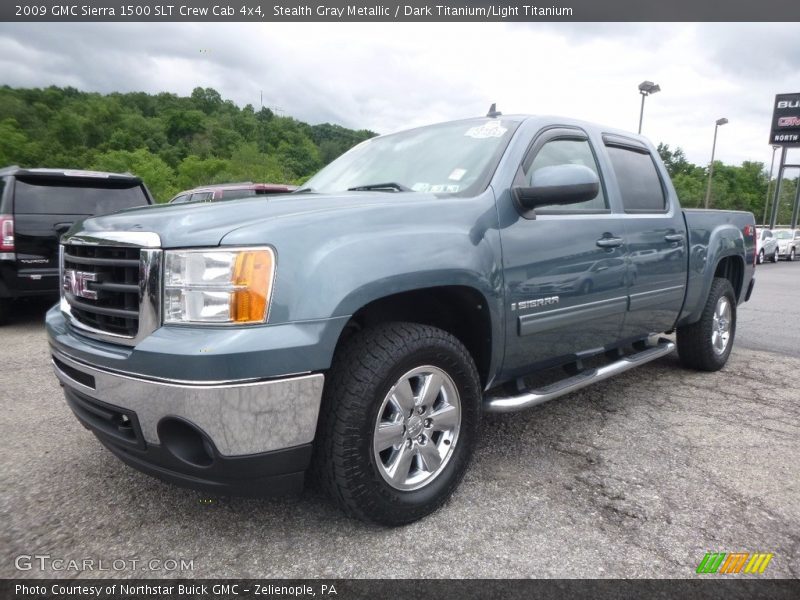 Stealth Gray Metallic / Dark Titanium/Light Titanium 2009 GMC Sierra 1500 SLT Crew Cab 4x4