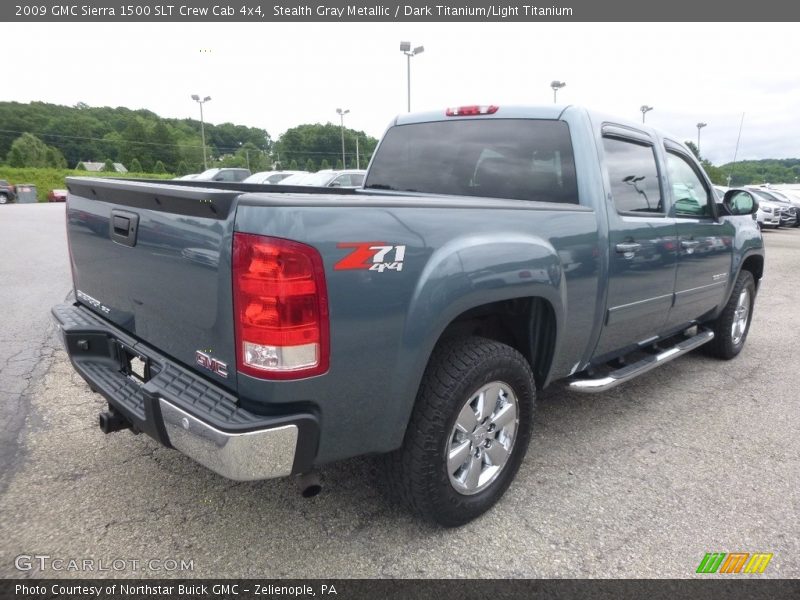 Stealth Gray Metallic / Dark Titanium/Light Titanium 2009 GMC Sierra 1500 SLT Crew Cab 4x4