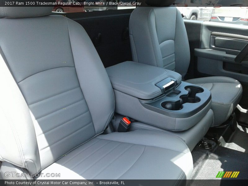 Bright White / Black/Diesel Gray 2017 Ram 1500 Tradesman Regular Cab