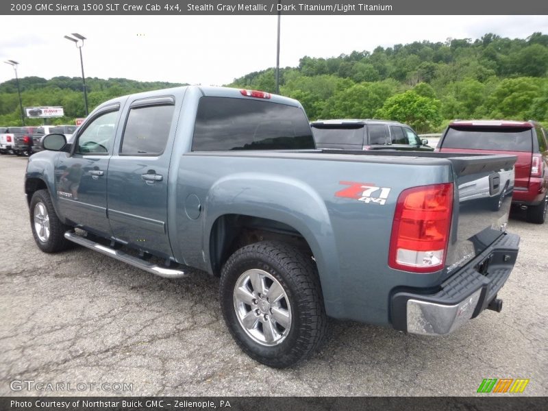 Stealth Gray Metallic / Dark Titanium/Light Titanium 2009 GMC Sierra 1500 SLT Crew Cab 4x4