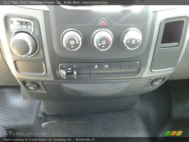 Bright White / Black/Diesel Gray 2017 Ram 1500 Tradesman Regular Cab