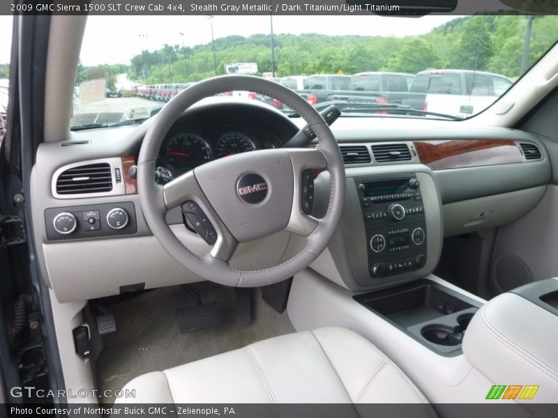  2009 Sierra 1500 SLT Crew Cab 4x4 Dark Titanium/Light Titanium Interior