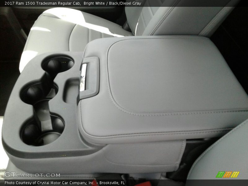 Bright White / Black/Diesel Gray 2017 Ram 1500 Tradesman Regular Cab