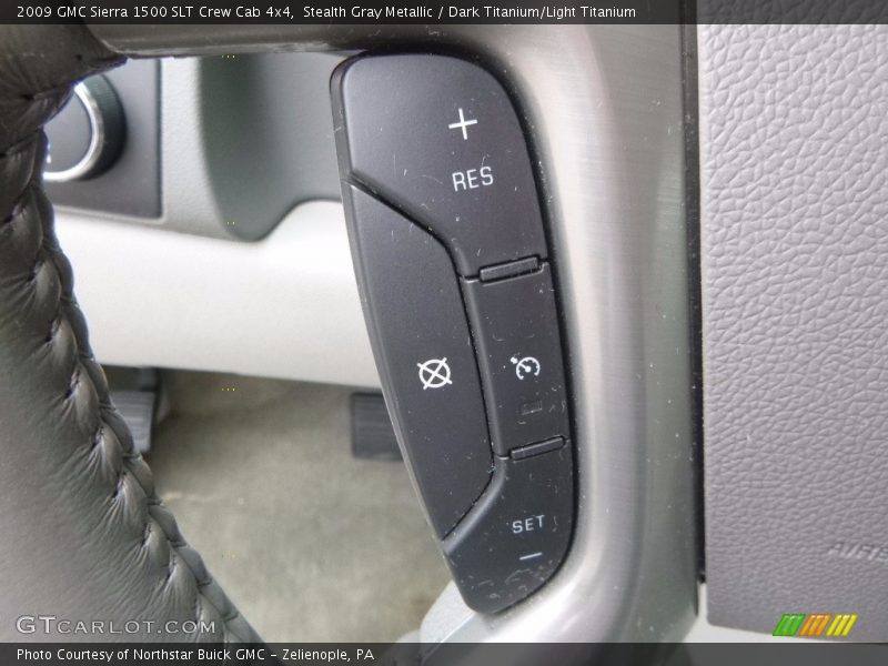 Stealth Gray Metallic / Dark Titanium/Light Titanium 2009 GMC Sierra 1500 SLT Crew Cab 4x4