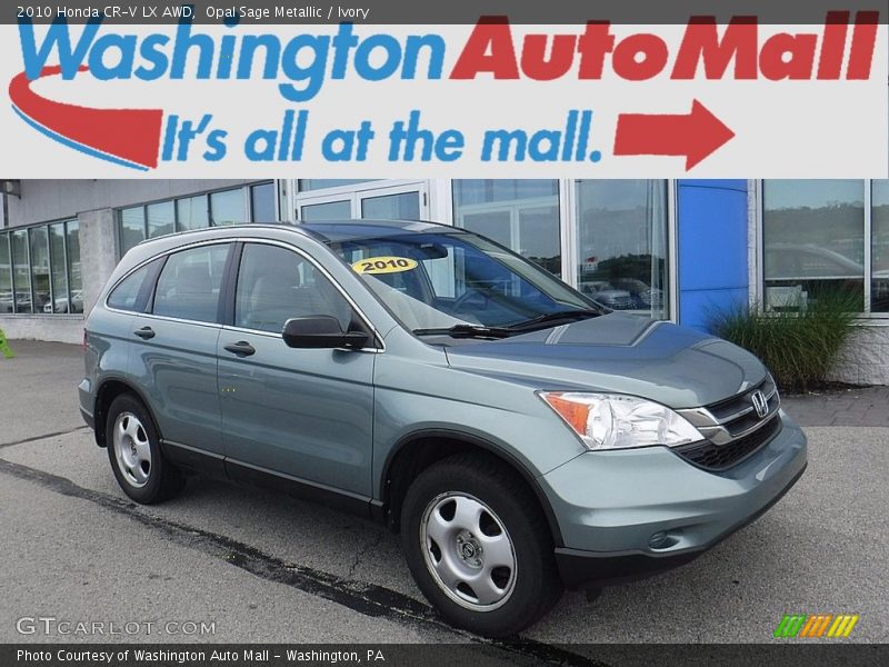 Opal Sage Metallic / Ivory 2010 Honda CR-V LX AWD