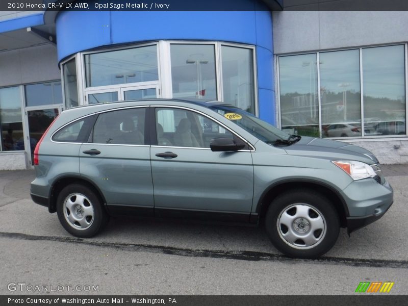 Opal Sage Metallic / Ivory 2010 Honda CR-V LX AWD