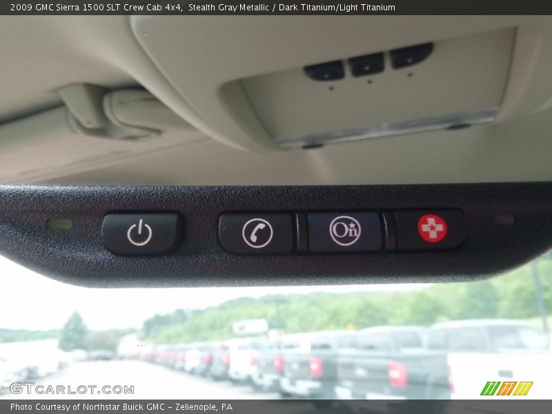 Stealth Gray Metallic / Dark Titanium/Light Titanium 2009 GMC Sierra 1500 SLT Crew Cab 4x4