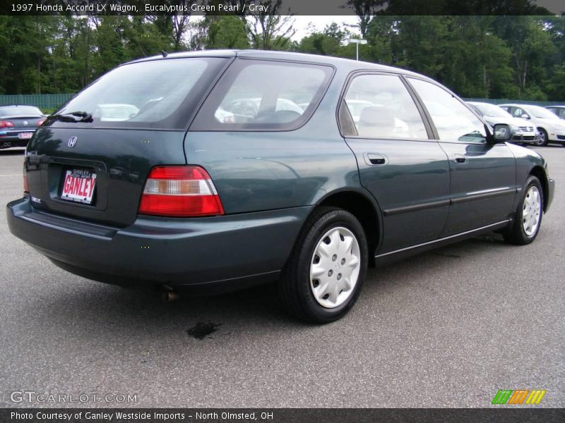 Eucalyptus Green Pearl / Gray 1997 Honda Accord LX Wagon