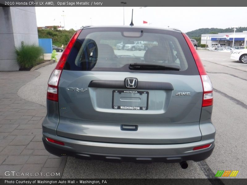 Opal Sage Metallic / Ivory 2010 Honda CR-V LX AWD