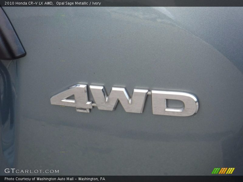 Opal Sage Metallic / Ivory 2010 Honda CR-V LX AWD