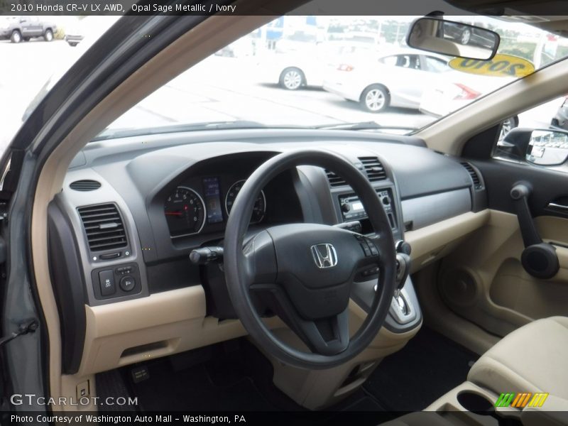 Opal Sage Metallic / Ivory 2010 Honda CR-V LX AWD