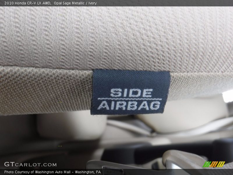 Opal Sage Metallic / Ivory 2010 Honda CR-V LX AWD