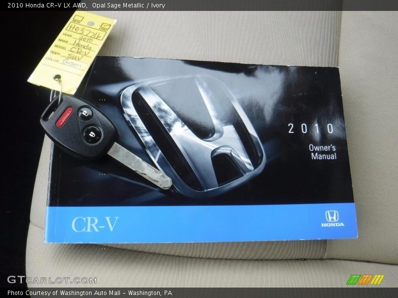 Opal Sage Metallic / Ivory 2010 Honda CR-V LX AWD