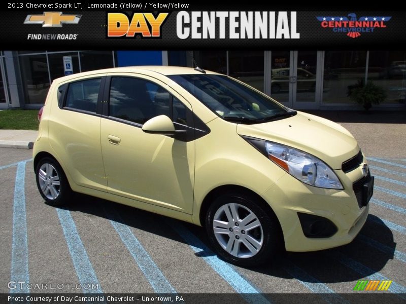 Lemonade (Yellow) / Yellow/Yellow 2013 Chevrolet Spark LT