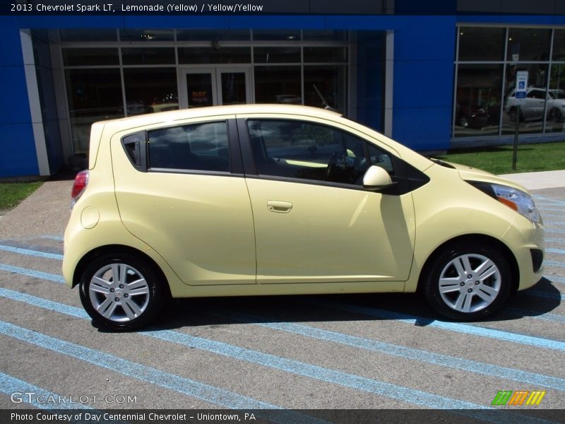 Lemonade (Yellow) / Yellow/Yellow 2013 Chevrolet Spark LT