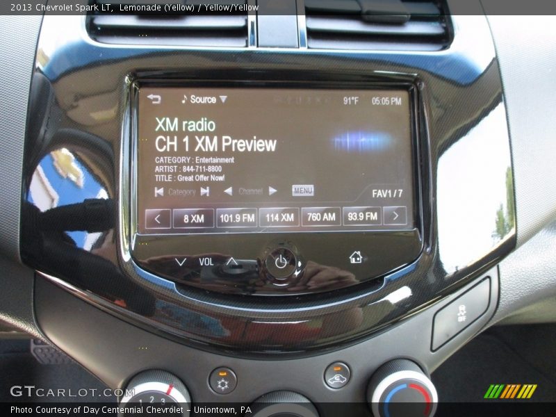 Lemonade (Yellow) / Yellow/Yellow 2013 Chevrolet Spark LT