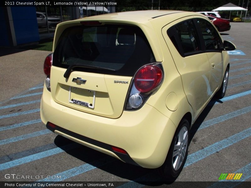 Lemonade (Yellow) / Yellow/Yellow 2013 Chevrolet Spark LT