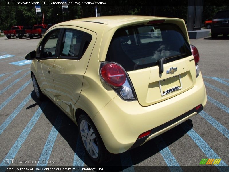 Lemonade (Yellow) / Yellow/Yellow 2013 Chevrolet Spark LT
